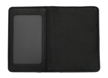 Black Leather Debit Card Wallet