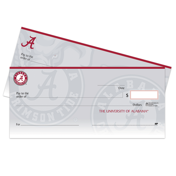The University of Alabama Check