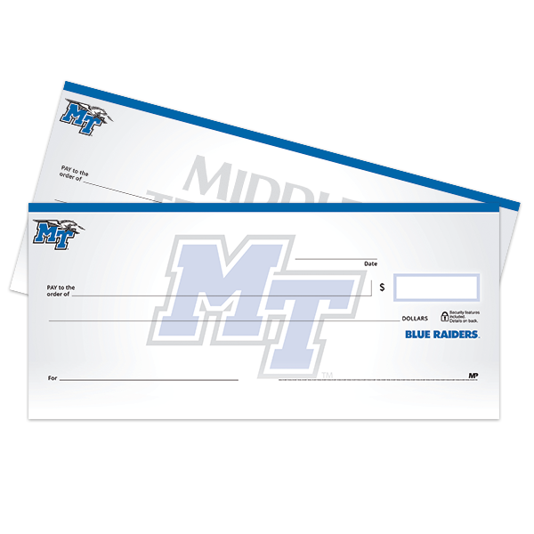 Middle Tennessee State University Raiders Checks