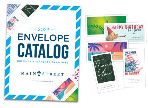 Envelope Catalog Cover with 5 Envelope Designs